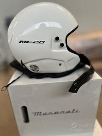 CASCO JET SPARCO RJ-I FIA COLORE BIANCO MASERATI