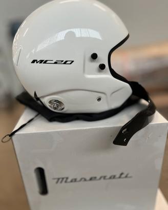 CASCO JET SPARCO RJ-I FIA COLORE BIANCO MASERATI