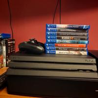 PS4 pro + joystick+ 1 gioco