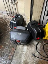 kit completo bauletti posteriore e laterali