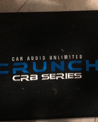 Subwoofer crunch e amplificatore jbl