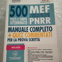 libro per concorsi MEF e PNRR
