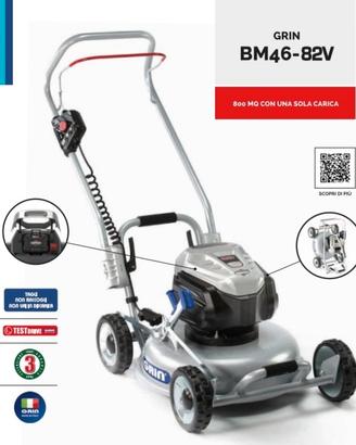 Tagliaerba a batteria GRIN BM46 82V