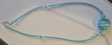 collana azzurro mare 