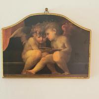 Quadri su legno angeli putti