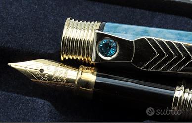 Stilografica SWAROVSKI CRYSTAL placcata in oro