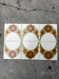 Piastrelle ceramica cucina originali anni '70