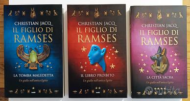 Tre volumi di Christian Jacq "Il figlio di Ramses"
