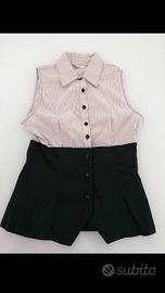 Top, camicia senza maniche, elastica