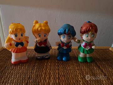 4 Statuine / Personaggi Vintage Sailor Moon ‘90
