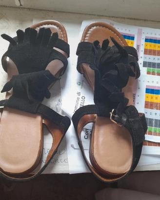 sandali modello vintage made italy