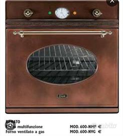 "Nuovo"Forno ventilato gas ILVE color rame