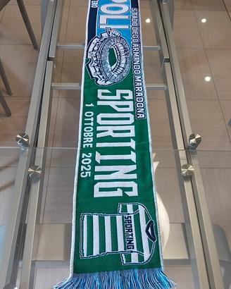 sciarpa Napoli sporting Lisbona Champions League 