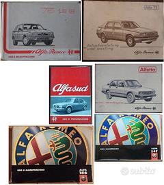 Libretti uso e manutenzione alfa romeo