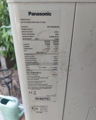 POMPA DI CALORE PANASONIC