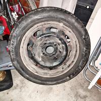 ruota scorta con crick Citroen c3