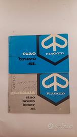 libretto uso e manutenzione piaggio Ciao Bravo  Si