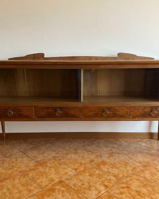 Vetrinetta credenza vintage in legno (Anni '60)