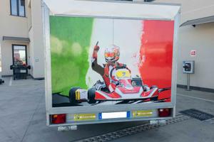 Carrello box porta-kart Birel Art– 4 Kart