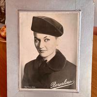 Cartonato pubblicitario Borsalino anni '50