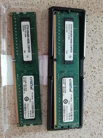 Ram ddr3 - 1600 mhz - crucial -  8gb