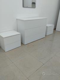 comò comodini specchio 