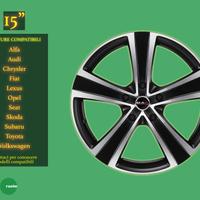 Cerchi in Lega Mak F5 15" per Chrysler, Fiat, Lex