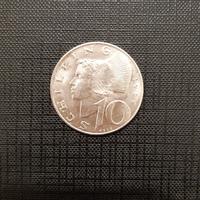 MONETA 10 SCHILLING ARGENTO