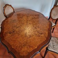 Tavolo in radica di noce