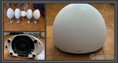 Sistema 5.1 diffusori KEF E305 home cinema