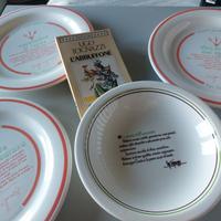 Piatti da collezione Tognazzi e libro 