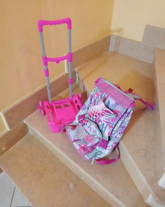 ZAINO SJ GANG SEVEN MODELLO SIRENA + TROLLEY