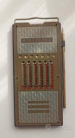 calcolatrice meccanica vintage anni 70 