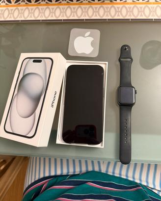 Iphone 15 + Apple Watch SE