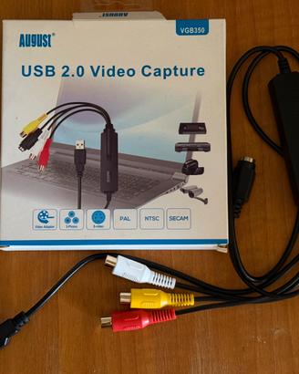 Scheda acquisizione video USB August VGB350