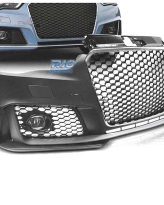 PARAURTI ANTERIORE AUDI A3 8V 12-16 LOOK RS3 CROMO