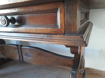 Tavolo scrittoio da studio antico