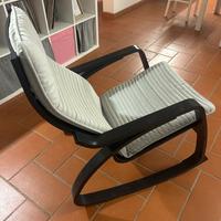 Sedia a dondolo ikea poang