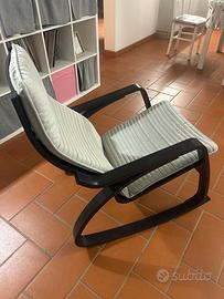 Sedia a dondolo ikea poang