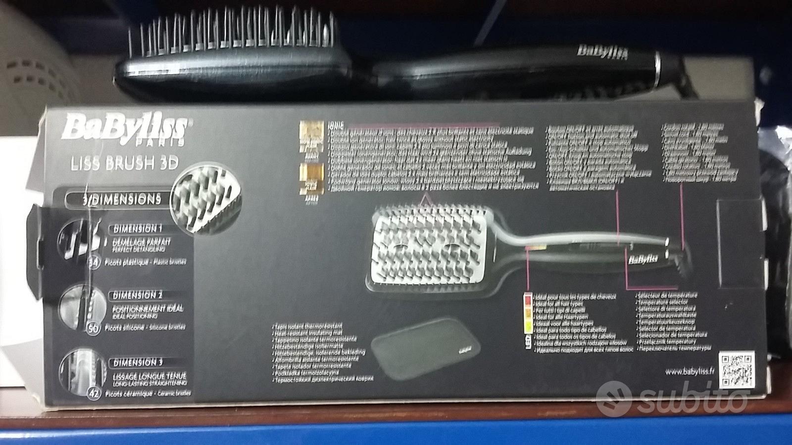 Spazzola liscia capelli Babyliss Brush 3D - Elettrodomestici In vendita a  Milano