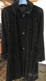 Cappotto pelliccia sintetica Astrakan