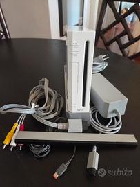 Nintendo Wii con barra infrarossi, no wiimote