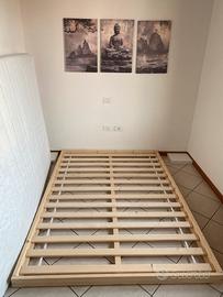 Letto Futon in legno massello Erst Holz 140X200