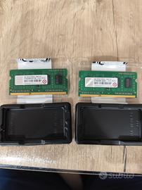 Ram ddr3 2x 2gb (tot. 4gb) 1600mhz Trascend