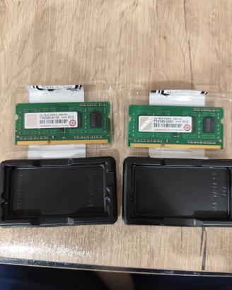 Ram ddr3 2x 2gb (tot. 4gb) 1600mhz Trascend