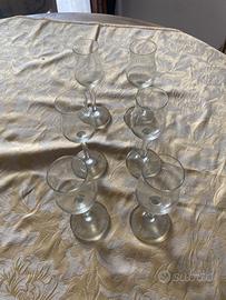 Set 6 bicchieri da liquore anaro cristallo