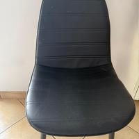 Sedie cucina ecopelle nere