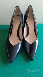 Scarpe nere Zara nere tacco 7 misura 37