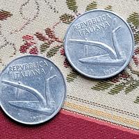 Due monete da 10 lire  1977 e 1979