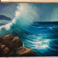 Dipinto olio su tela di Ezio Farinelli